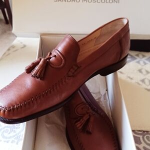 Sandro Moscoloni Men's Brown Loafers